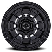 Black Rhino Mondo BR021 17x8.5 +20 6x139.7mm 106.1mm Matte Black Gloss Black Lip