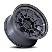 Black Rhino Mondo BR021 17x8.5 +20 6x139.7mm 106.1mm Matte Gunmetal Gloss Gray Lip