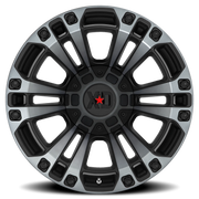 XD Series Monster 3 20x9 +18 5x127mm 78.3mm Satin Black Gray Tint