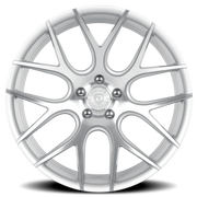 Dolce Performance Monza 18x8.5 +35 5x112mm 66.56mm Gloss Silver Machined Face