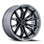 Fuel Mutiny 20x9 +1 6x139.7mm 106.1mm Gloss Black Brushed Dark Tint