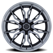 Fuel Mutiny 22x10 -18 8x165.1mm 125.1mm Gloss Black Brushed Dark Tint