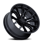 Fuel Mutiny 22x10 -18 6x139.7mm 106.1mm Matte Black Gloss Black Lip