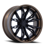 Fuel Mutiny 20x9 +20 6x135mm 87.1mm Matte Black Gloss Bronze Lip