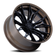 Fuel Mutiny 22x10 -18 6x135mm 87.1mm Matte Black Gloss Bronze Lip