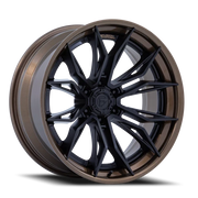 Fuel Mutiny 20x10 -18 8x170mm 125.1mm Matte Black Gloss Bronze Lip