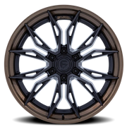 Fuel Mutiny 20x9 +1 8x170mm 125.1mm Matte Black Gloss Bronze Lip