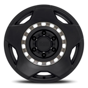 Black Rhino Muzzle 17x9 +0 6x139.7mm 112.1mm Matte Black Machine Tinted Ring