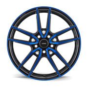 Konig Myth 16x7.5 +43 5x114.3mm 73.1mm Gloss Black Blue Tinted-Clearcoat