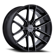 Niche NC280 Prodigy 6 26x10 +20 6x139.7mm 106.1mm Gloss Black Dark Tinted Clear