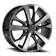 OE Wheels NS30 18x7.5 +55 5x114.3mm 66.1mm Gunmetal Machined