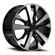 OE Wheels NS30 18x7.5 +55 5x114.3mm 66.1mm Gloss Black Machined