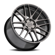 TSW Nord 19x9.5 +40 5x114.3mm 76.1mm Semi Gloss Black Milled Ball-Machined Dark Tint Face