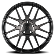 TSW Nord 20x10.5 +32 5x112mm 66.6mm Semi Gloss Black Milled Ball-Machined Dark Tint Face