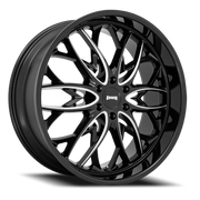 DUB OG 26x10 +25 6x139.7mm 106.1mm Gloss Black Milled