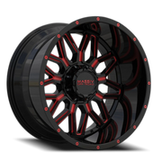 Massiv Off-Road OR1 22x10 -18 6x135mm 108mm Black Red Milled