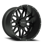 Massiv Off-Road OR1 20x10 -24 6x135mm 108mm Satin Black Milled Rivets