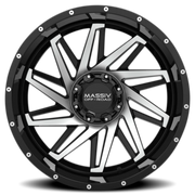 Massiv Off-Road OR3 20x12 -44 5x127mm 87.1mm Black Machined