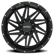 Massiv Off-Road OR3 20x10 -18 6x135mm 108mm Satin Black Milled Rivets