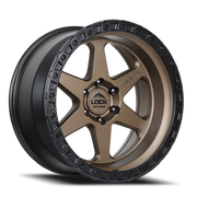 Lock Offroad Olympus 20x9 +0 6x139.7mm 106.2mm Matte Desert Bronze Matte Black Ring