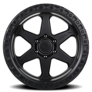 Lock Offroad Olympus 18x9 -12 5x127mm 71.6mm Matte Black Matte Black Ring