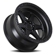 Lock Offroad Olympus 17x9 -35 6x139.7mm 106.2mm Matte Black Matte Black Ring