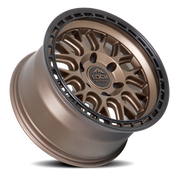 Lock Offroad Onyx 17x9 -12 6x139.7mm 106.2mm Matte Bronze Matte Black Ring