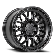 Lock Offroad Onyx 17x9 +1 5x127mm 71.5mm Matte Black Matte Black Ring