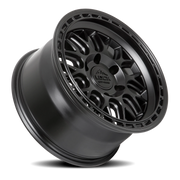 Lock Offroad Onyx 17x9 -12 5x127mm 71.5mm Matte Black Matte Black Ring