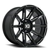 XD Series Outbreak 20x9 +30 5x120mm 74.1mm Gloss Black Milled