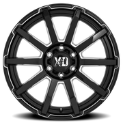 XD Series Outbreak 18x9 +12 8x165.1mm 125.1mm Gloss Black Milled