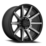 XD Series Outbreak 20x9 +0 5x150mm 110.5mm Satin Black Gray Tint