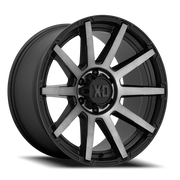 XD Series Outbreak 20x9 +0 6x139.7mm 106.25mm Satin Black Gray Tint