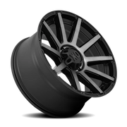 XD Series Outbreak 22x10 -18 8x180mm 124.2mm Satin Black Gray Tint
