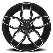 Foose Outcast 20x10 +40 5x114.3mm 72.56mm Gloss Black Milled Accents