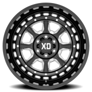 XD Series Outlander 22x10 -18 5x139.7mm 78.1mm Gloss Black Milled