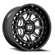 XD Series Outlander 20x10 -18 6x139.7mm 106.1mm Gloss Black Milled