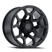 Black Rhino Overland 17x9.5 +0 5x139.7mm 78.1mm Matte Black