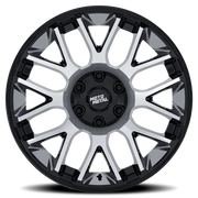 Moto Metal Overlook 20x10 -18 8x165.1mm 125.1mm Gloss Black Machined Face