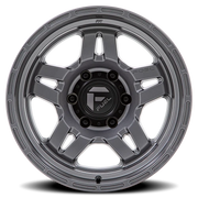 Fuel Oxide 17x8.5 +1 6x139.7mm 106.1mm Matte Gunmetal