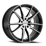 Petrol P0A 18x8 +40 5x112mm 72.1mm Gloss Black Machined Cut Face