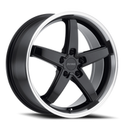 Petrol P1B 20x8.5 +40 5x108mm 72.1mm Gloss Black Machined Cut Lip