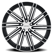 Petrol P1C 17x8 +40 5x105mm 72.1mm Gloss Black Machined Face