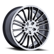 Petrol P1D 18x8 +40 5x112mm 72.56mm Gloss Black Machined Face
