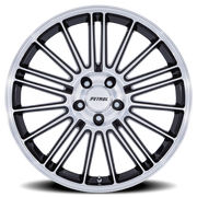 Petrol P1D 20x8.5 +40 5x115mm 72.56mm Gloss Black Machined Face