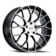 Petrol P2B 15x7 +40 4x100mm 72.1mm Gloss Black Machined Face