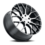 Petrol P2B 16x7 +40 4x100mm 72.1mm Gloss Black Machined Face