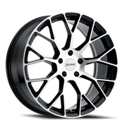 Petrol P2B 18x8 +32 5x112mm 72.1mm Gloss Black Machined Face