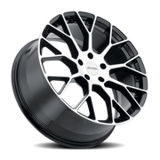 Petrol P2B 18x8 +32 5x112mm 72.1mm Gloss Black Machined Face