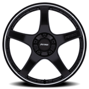 Petrol P2E 17x8 +40 5x110mm 72.56mm Gloss Black Machined Lip